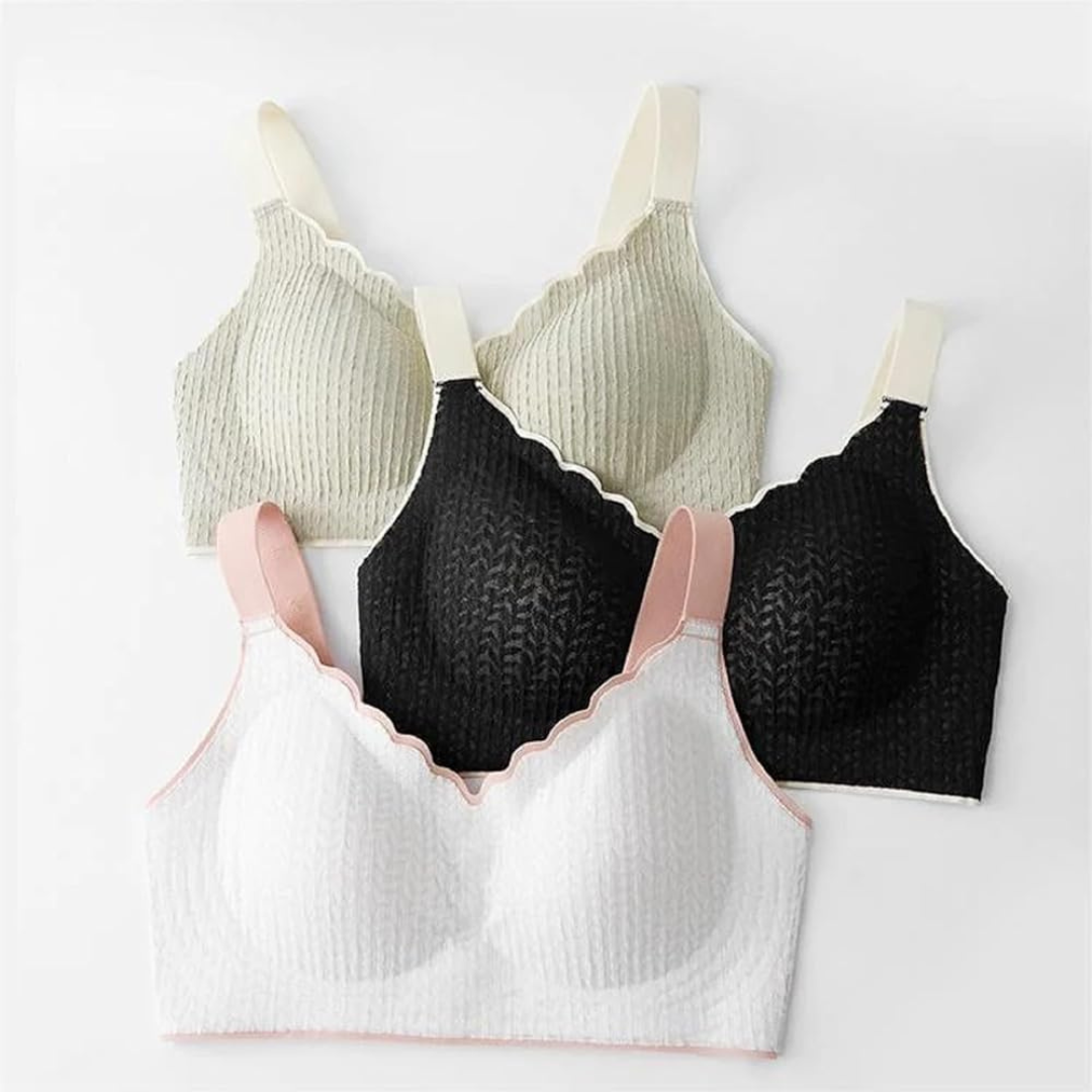 Berta® Two-Tone Lace Bra