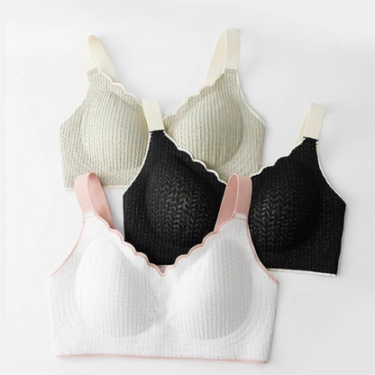 Berta® Two-Tone Lace Bra