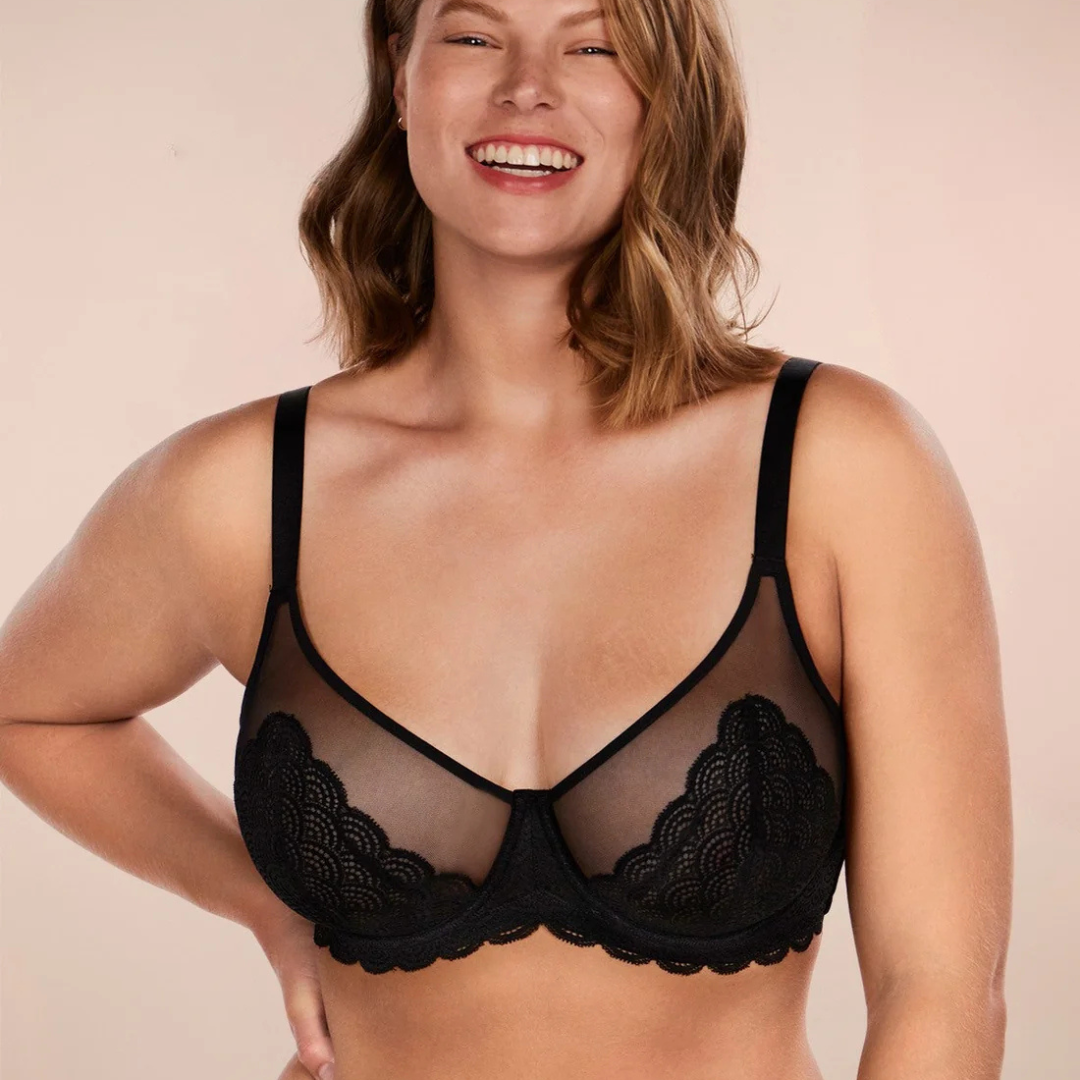 Berta® Full Coverage Lace Minimizer Bra